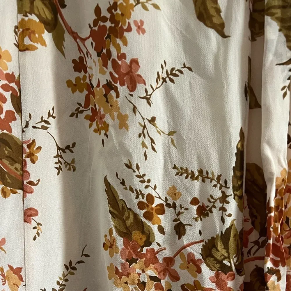 Reformation twilight floral midi dress